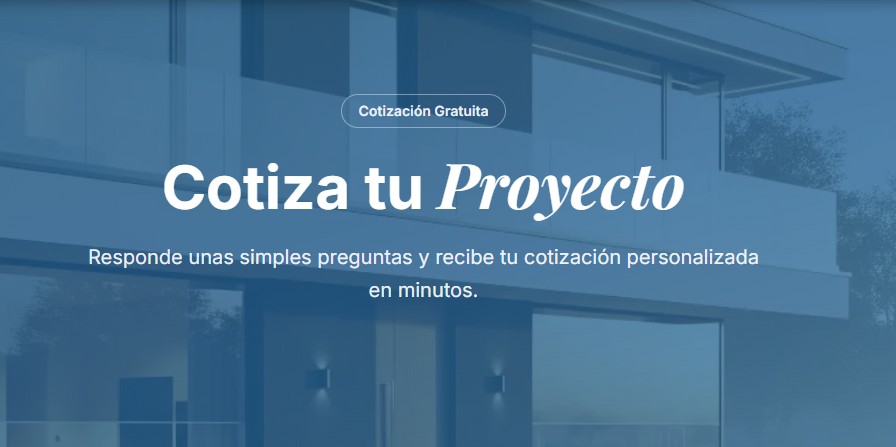 Sitio web Filmsolar — cotizador integrado